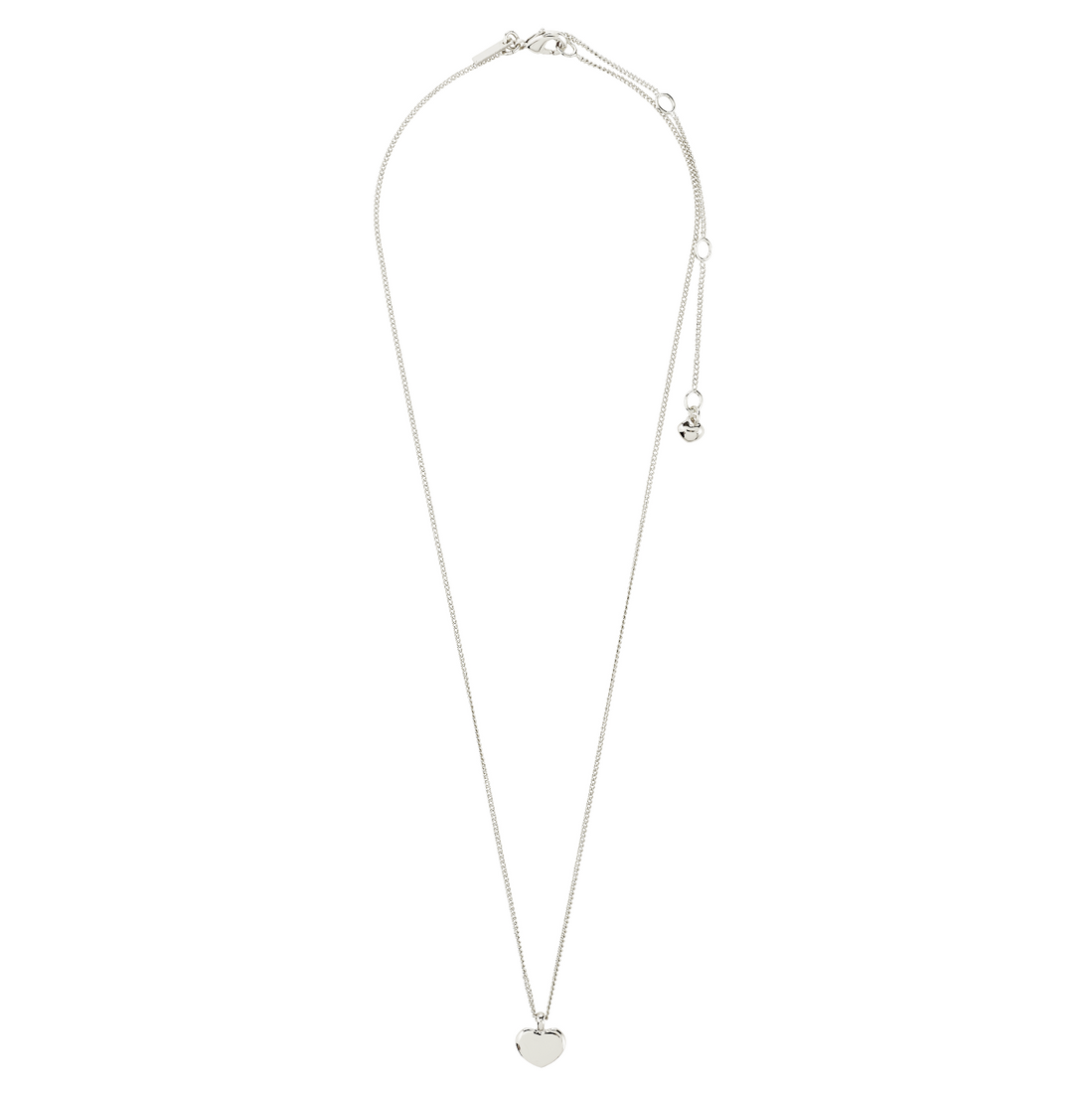 Arin collier pendentif cœur – finition plaquée argent de Pilgrim, vue 2