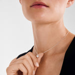 Arin collier pendentif cœur – finition plaquée argent de Pilgrim, vue 3