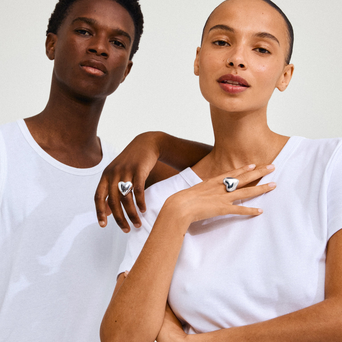 Bague ANNEMETTE – finition plaquée argent de Pilgrim, vue 2