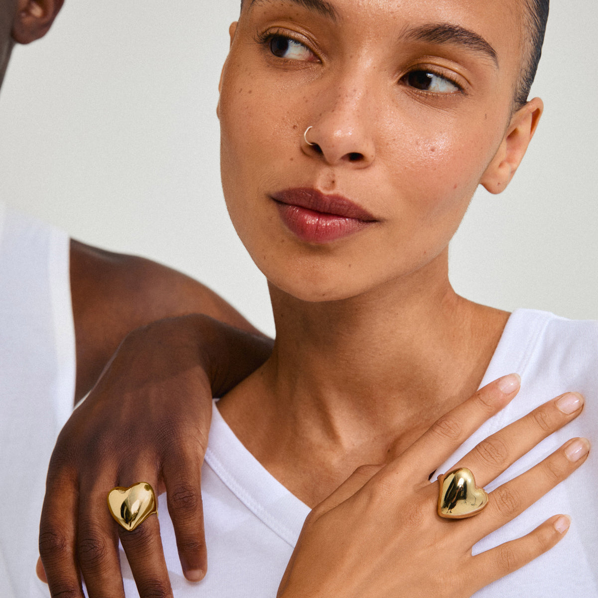 Bague ANNEMETTE – finition plaquée or de Pilgrim, vue 2