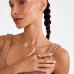 Bague arin – finition plaquée or de Pilgrim, vue 2