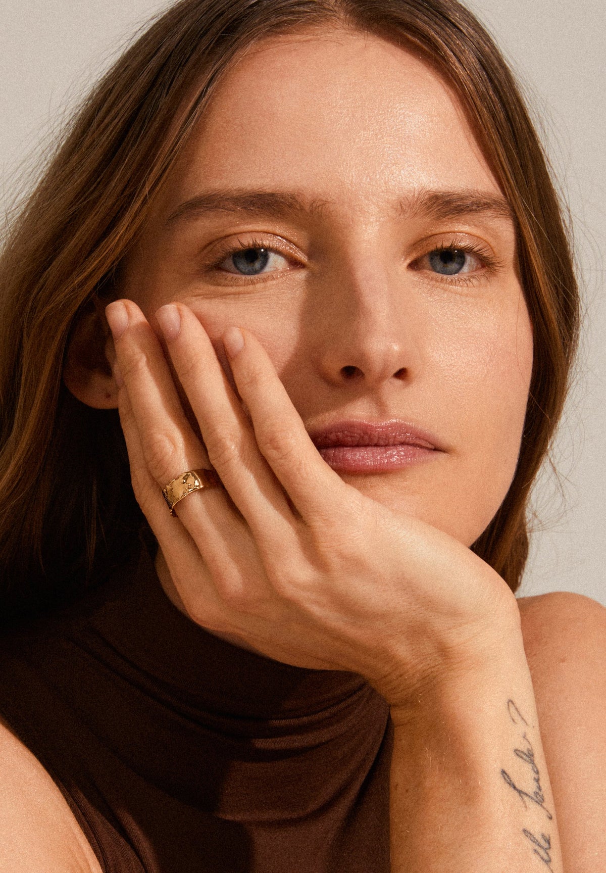 Bague BATHILDA – finition plaquée or de Pilgrim, vue 2