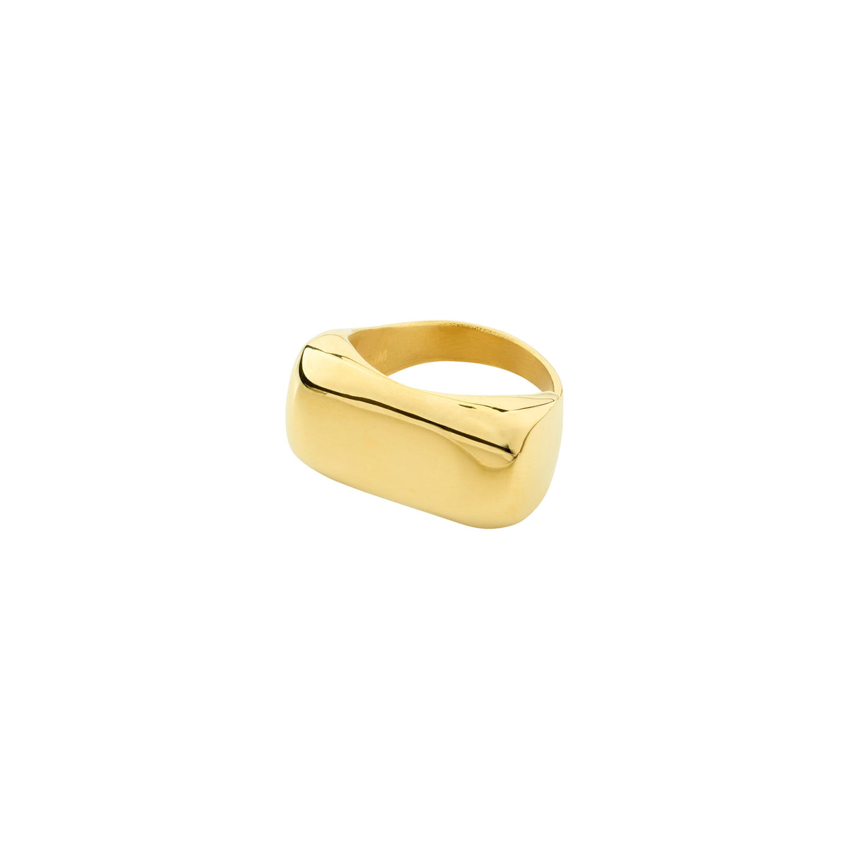Bague chevalière AERO – plaqué or de Pilgrim