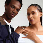 Bague DAWN – finition plaquée argent de Pilgrim, vue 2