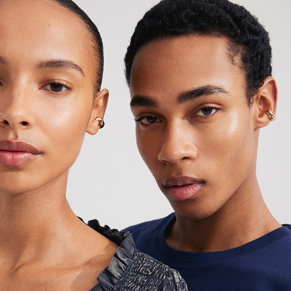 Bague d’oreille FORCE – plaqué or de Pilgrim, vue 2