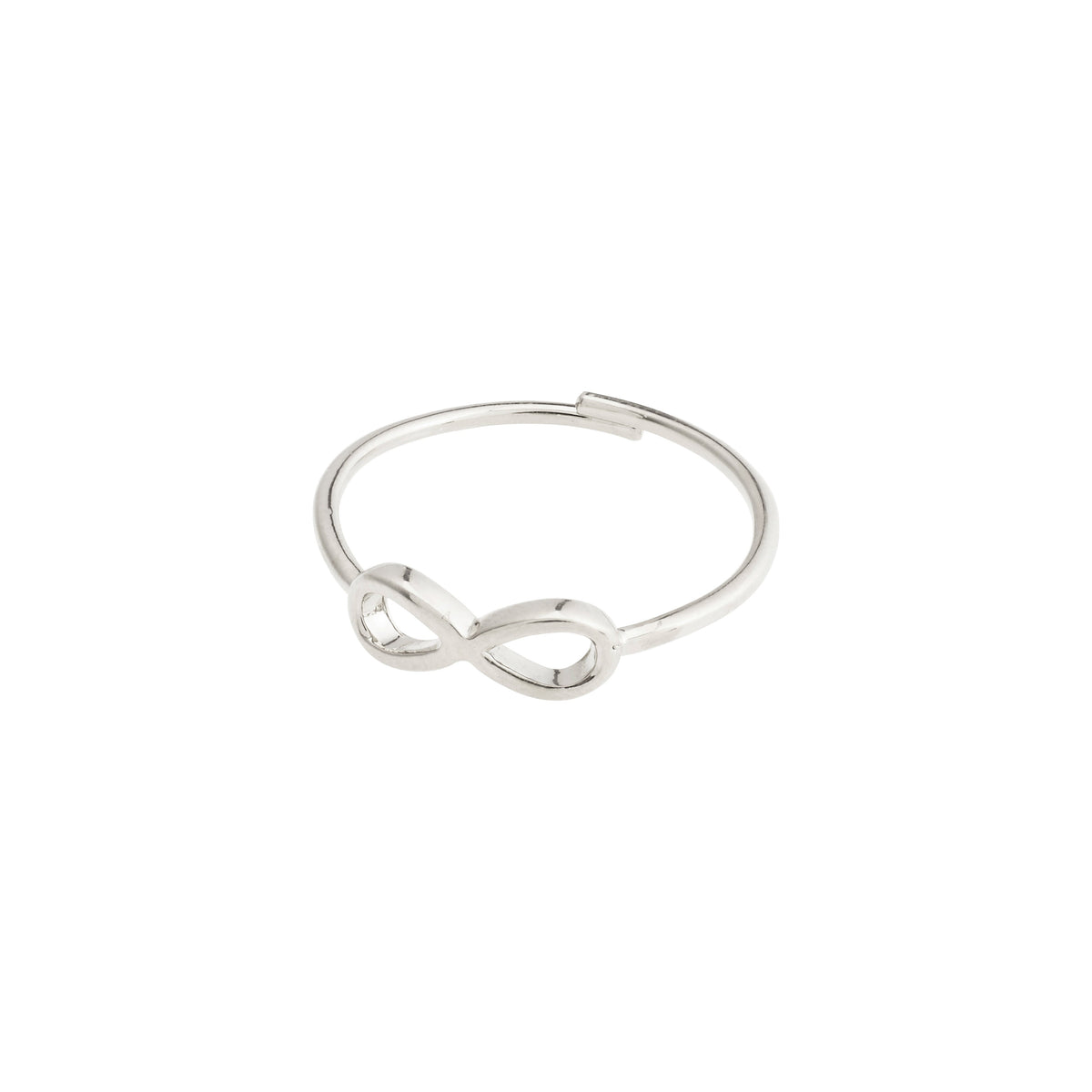 Bague LULU éternité à superposer – finition plaquée argent de Pilgrim