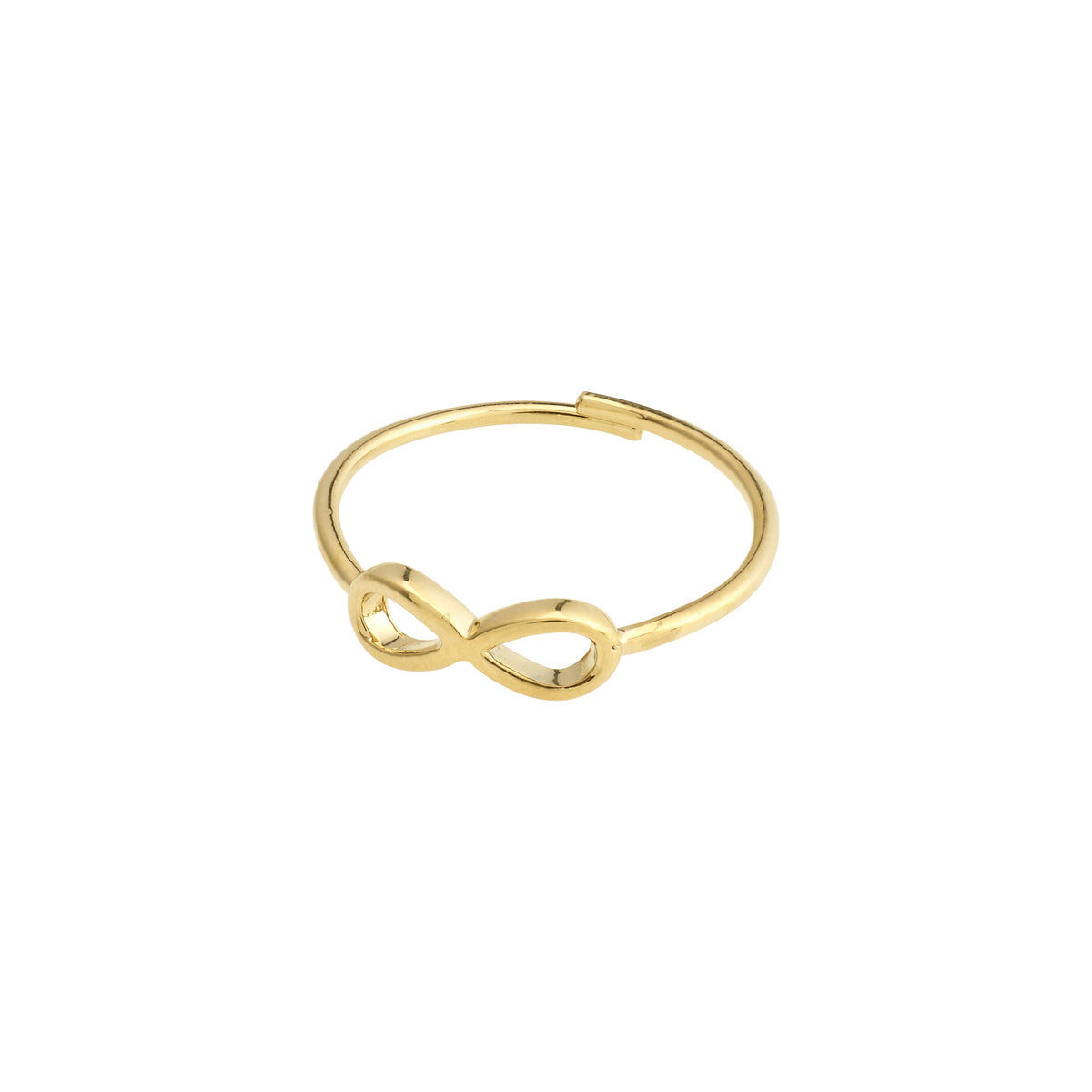 Bague LULU éternité à superposer – finition plaquée or de Pilgrim