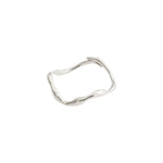 Bague LULU organique – finition plaquée argent de Pilgrim