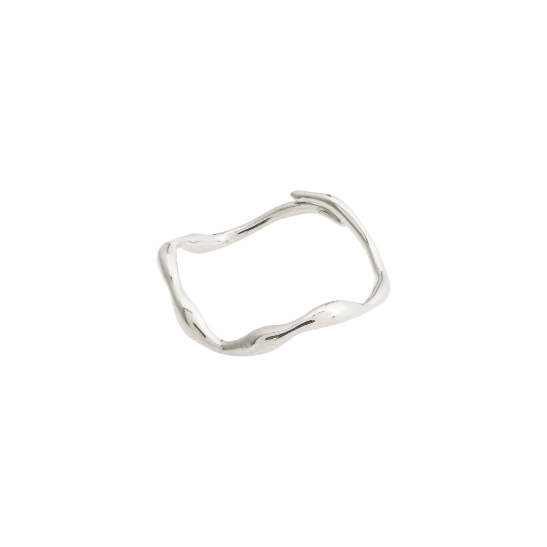 Bague LULU organique – finition plaquée argent de Pilgrim