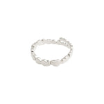 Bague LULU – finition plaquée argent de Pilgrim