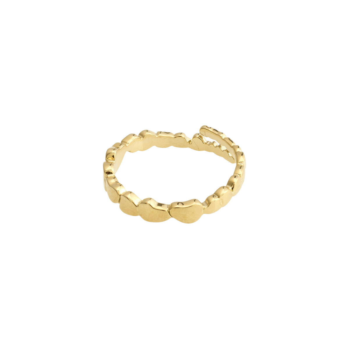 Bague LULU – finition plaquée or de Pilgrim