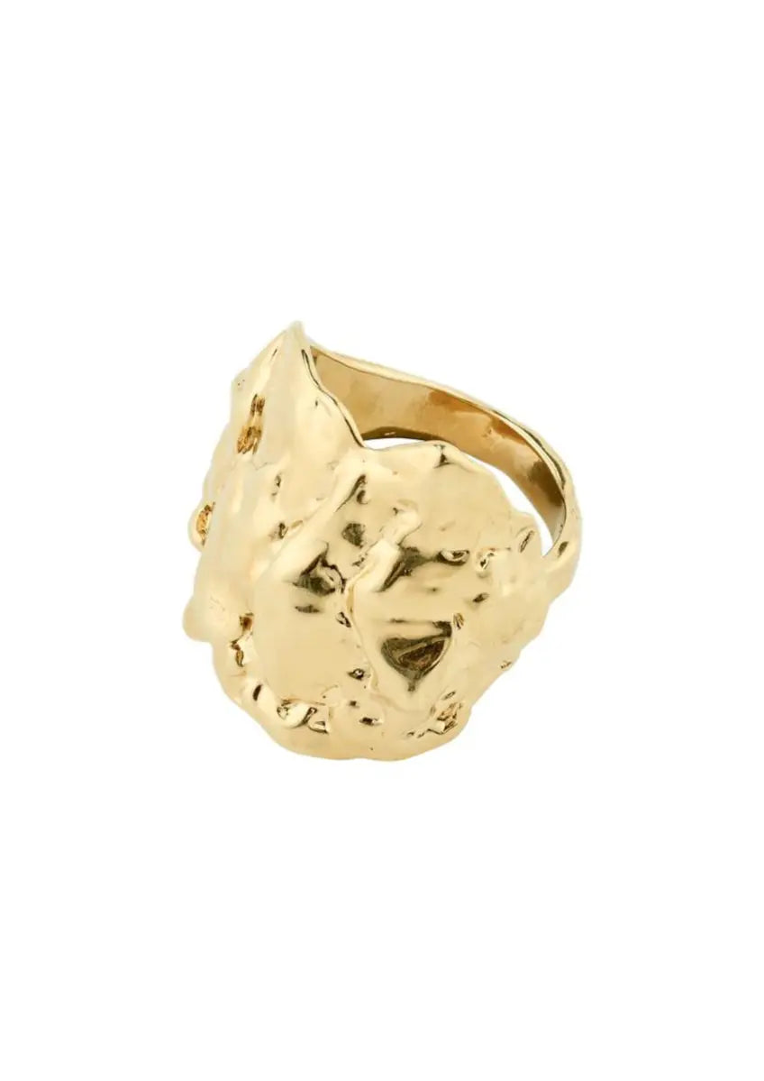 Bague ORAH – finition plaquée or de Pilgrim