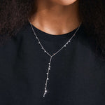 Collier BAYLEN en Y à pendentifs – finition plaquée argent de Pilgrim, vue 2