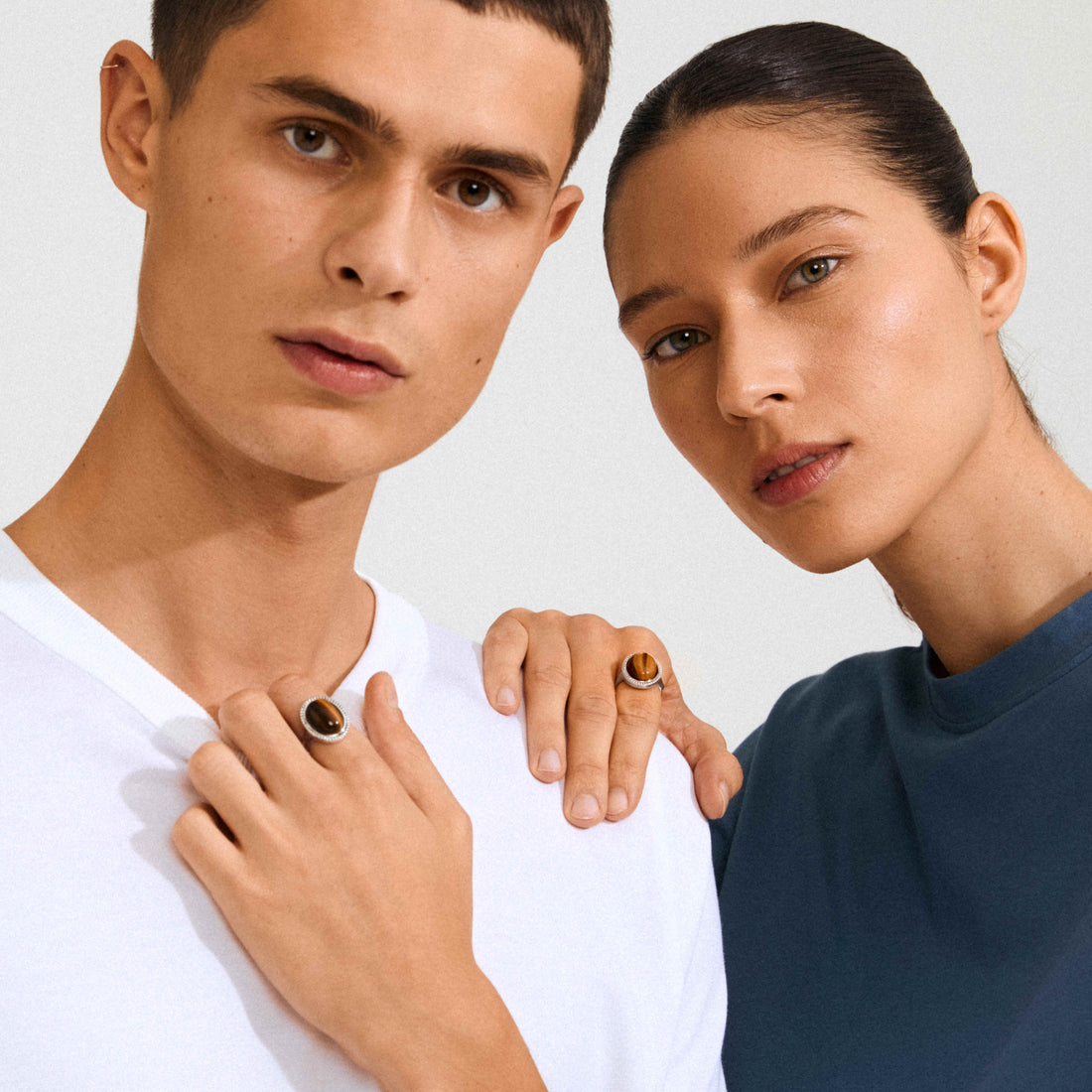Bague BETWEEN – finition plaquée argent de Pilgrim, vue 2