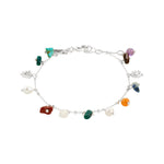 Bracelet BETWEEN en pierres semi-précieuses – finition plaquée argent de Pilgrim