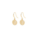 Boucles d'oreilles ELIN – finition plaquée or de Pilgrim