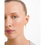 Boucles d'oreilles LUNITH – finition plaquée or de Pilgrim, vue 2