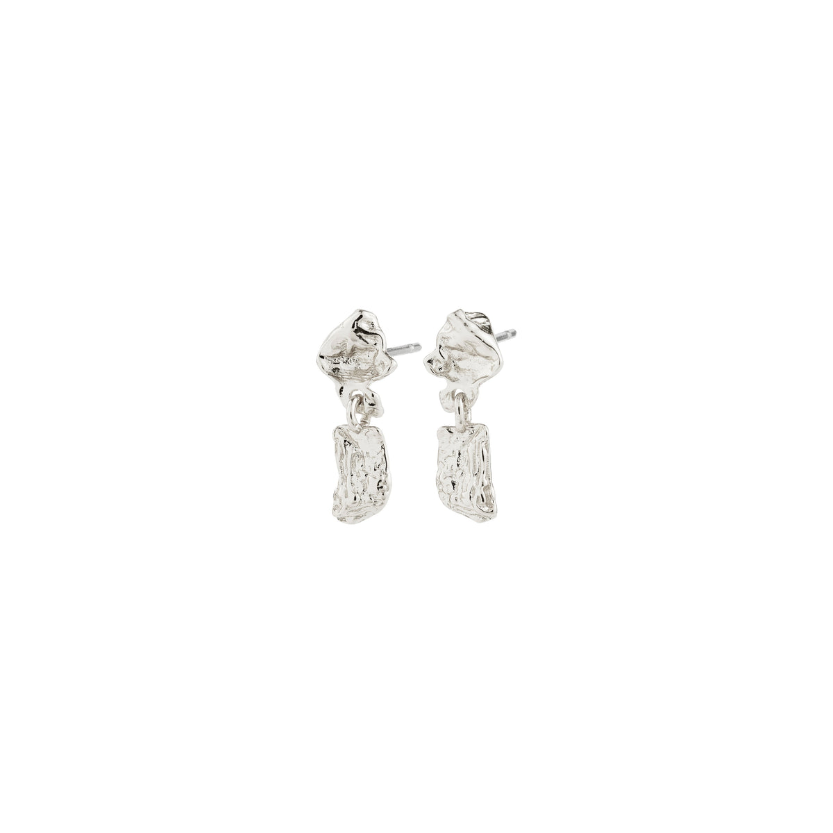Boucles d’oreilles ami – finition plaquée argent de Pilgrim