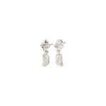 Boucles d’oreilles ami – finition plaquée argent de Pilgrim