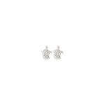 Boucles d’oreilles ARCHER – finition plaquée argent de Pilgrim