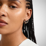 Boucles d’oreilles DAWN – finition plaquée argent de Pilgrim, vue 2