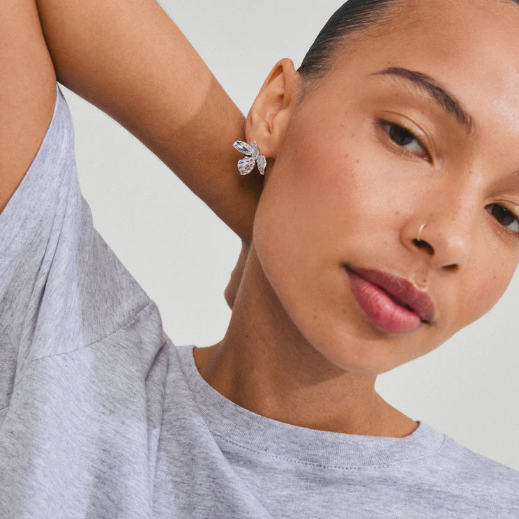 Boucles d’oreilles DREAM – finition plaquée argent de Pilgrim, vue 2