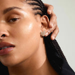 Boucles d’oreilles DUNE – finition plaquée argent de Pilgrim, vue 2