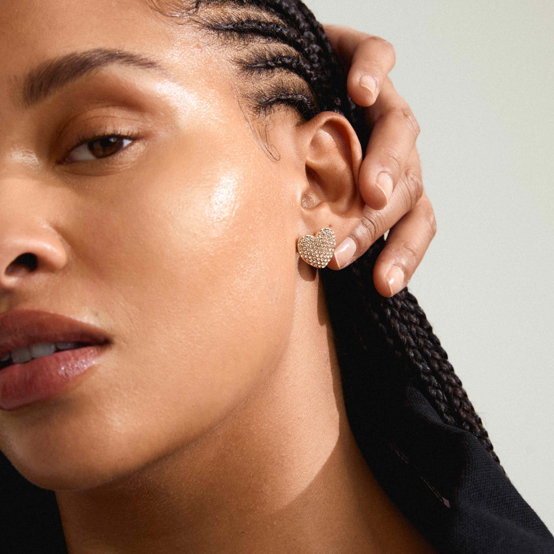 Boucles d’oreilles DUNE – finition plaquée argent de Pilgrim, vue 2