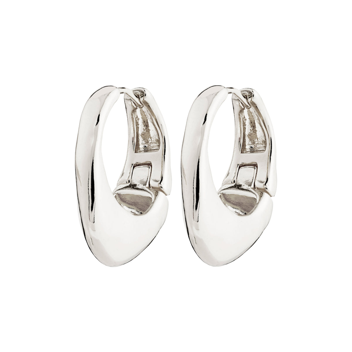 Boucles d’oreilles DUNE – finition plaquée argent de Pilgrim