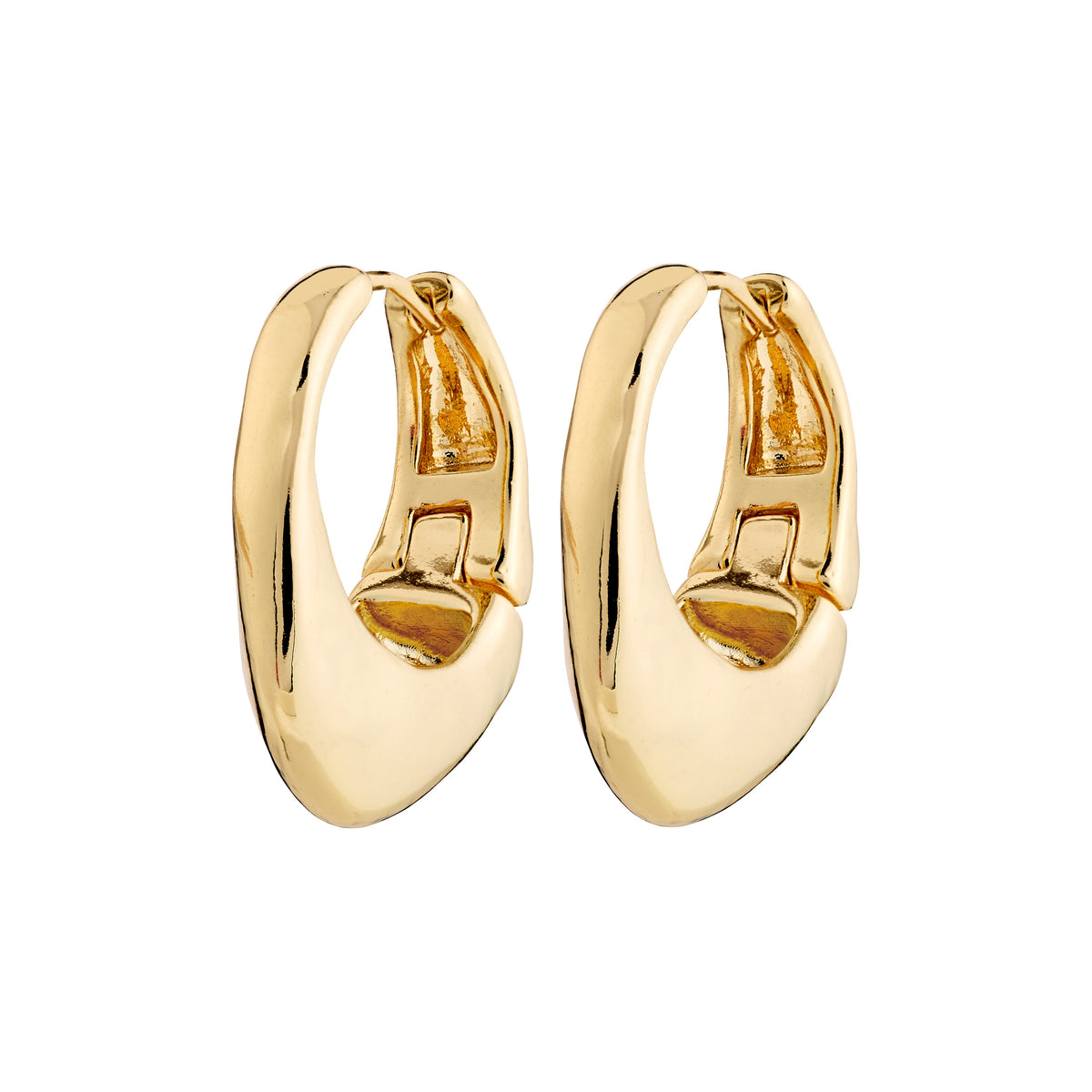 Boucles d’oreilles DUNE – finition plaquée or de Pilgrim