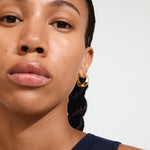 Boucles d’oreilles DUNE – finition plaquée or de Pilgrim, vue 2