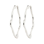 Boucles d’oreilles DYLAN – finition plaquée argent de Pilgrim