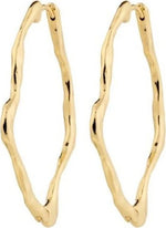 Boucles d’oreilles DYLAN – finition plaquée or de Pilgrim