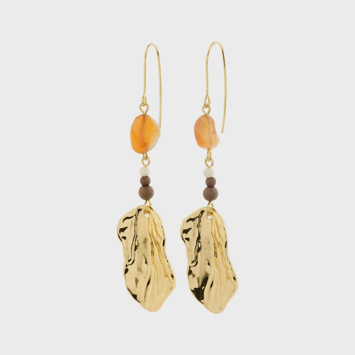 Boucles d’oreilles ECLIPSE – finition plaquée or de Pilgrim