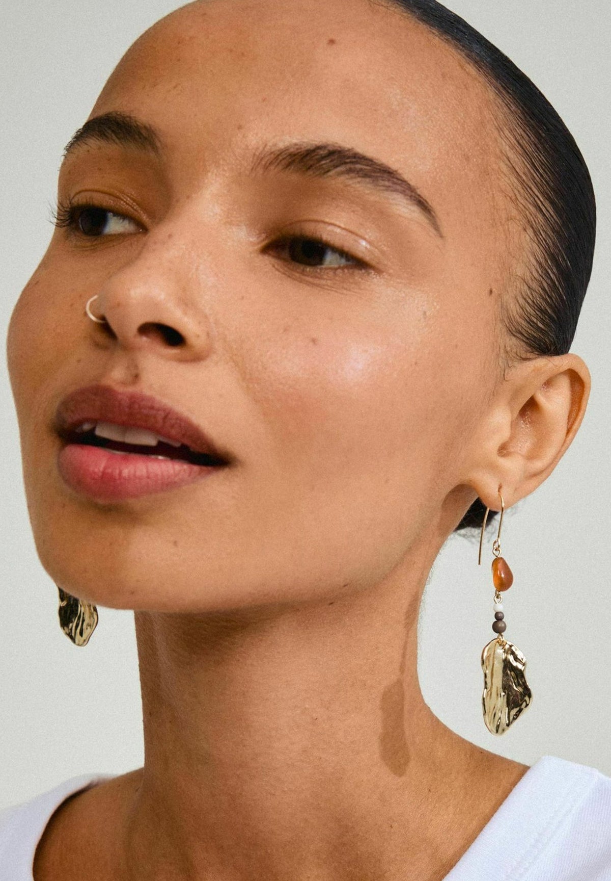 Boucles d’oreilles ECLIPSE – finition plaquée or de Pilgrim, vue 3
