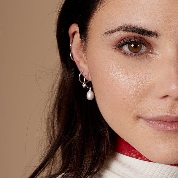 Boucles d’oreilles EILA avec perles de Pilgrim, vue 5