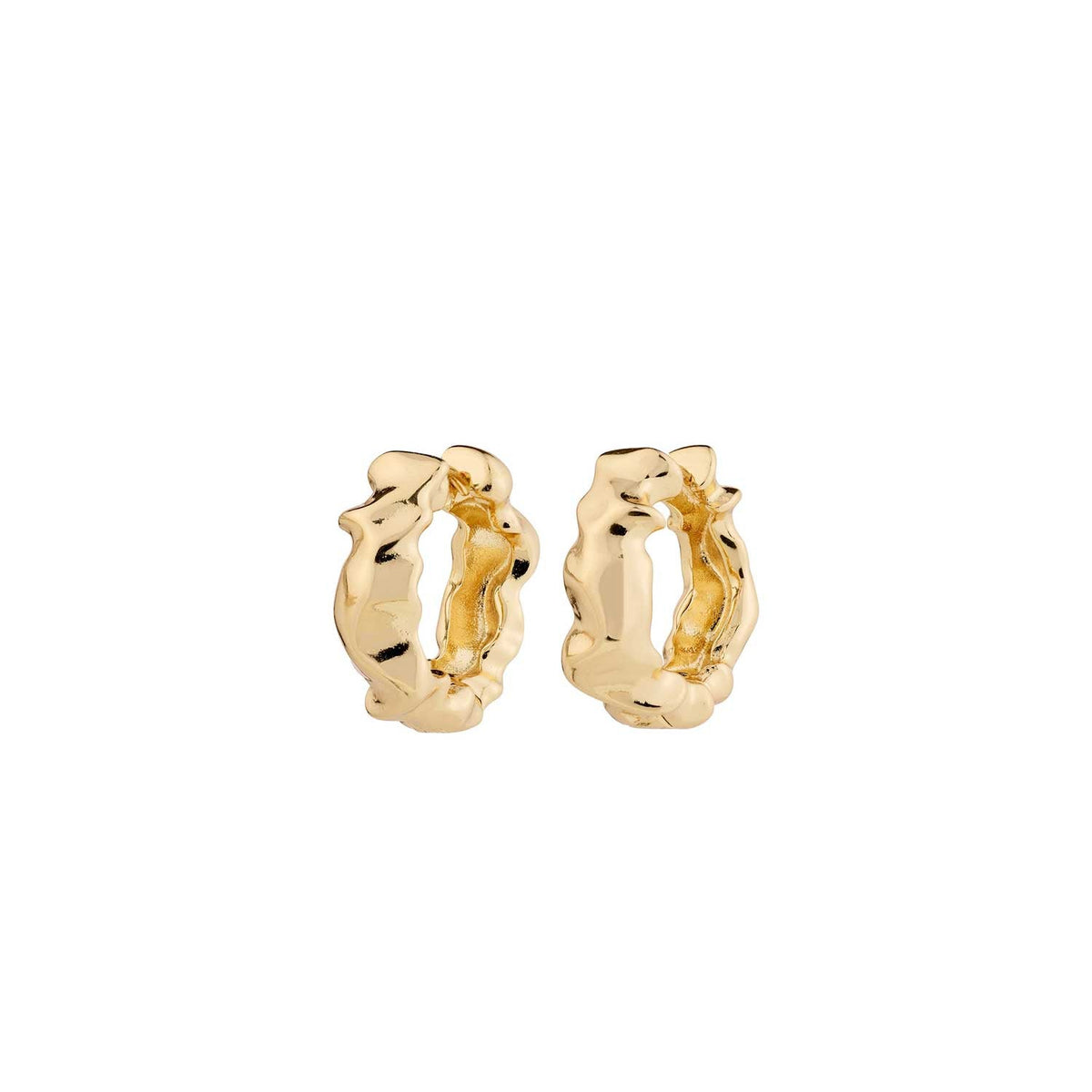 Boucles d’oreilles ELLIOT – finition plaquée or de Pilgrim