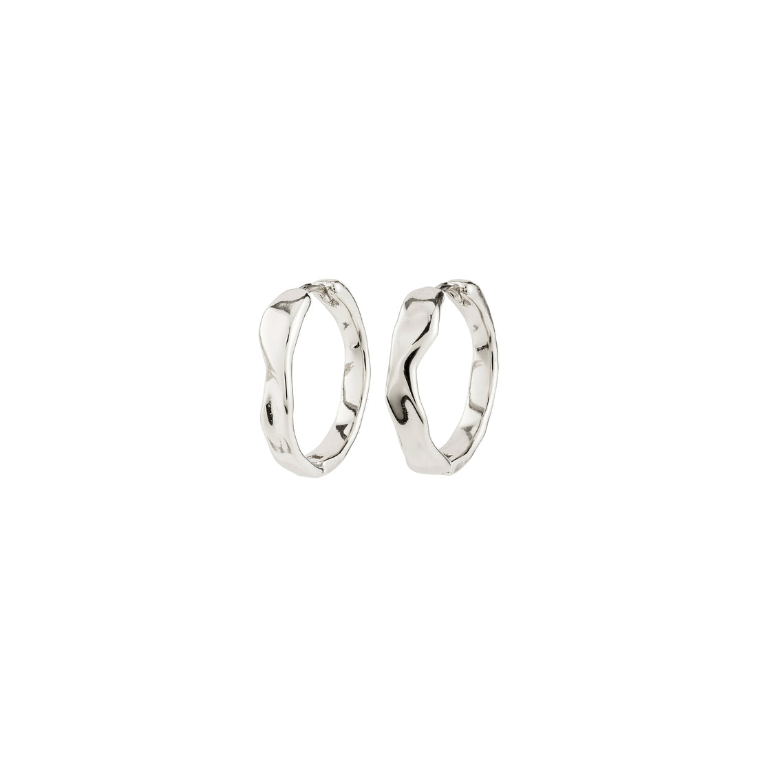 Boucles d’oreilles ember – finition plaquée argent de Pilgrim