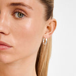 Boucles d’oreilles ember – finition plaquée argent de Pilgrim, vue 2