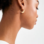 Boucles d’oreilles johnnie – finition plaquée or de Pilgrim, vue 2