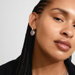 Boucles d’oreilles KENDALL – finition plaquée argent de Pilgrim, vue 2