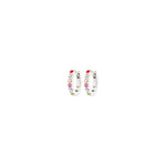 Boucles d’oreilles KLEOPRATRA – finition plaquée argent de Pilgrim