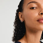 Boucles d’oreilles KLEOPRATRA – finition plaquée argent de Pilgrim, vue 2