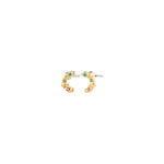Boucles d’oreilles KORA – finition plaquée or de Pilgrim