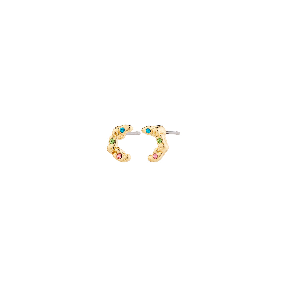 Boucles d’oreilles KORA – finition plaquée or de Pilgrim
