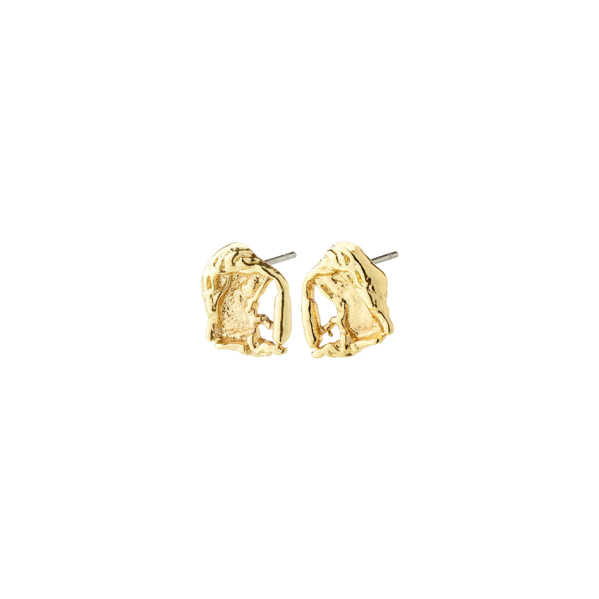 Boucles d’oreilles ORIEN organiques – plaqué or de Pilgrim
