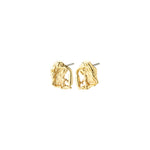Boucles d’oreilles ORIEN organiques – plaqué or de Pilgrim