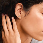 Boucles d’oreilles RYAN en cœur – finition plaquée or de Pilgrim, vue 2