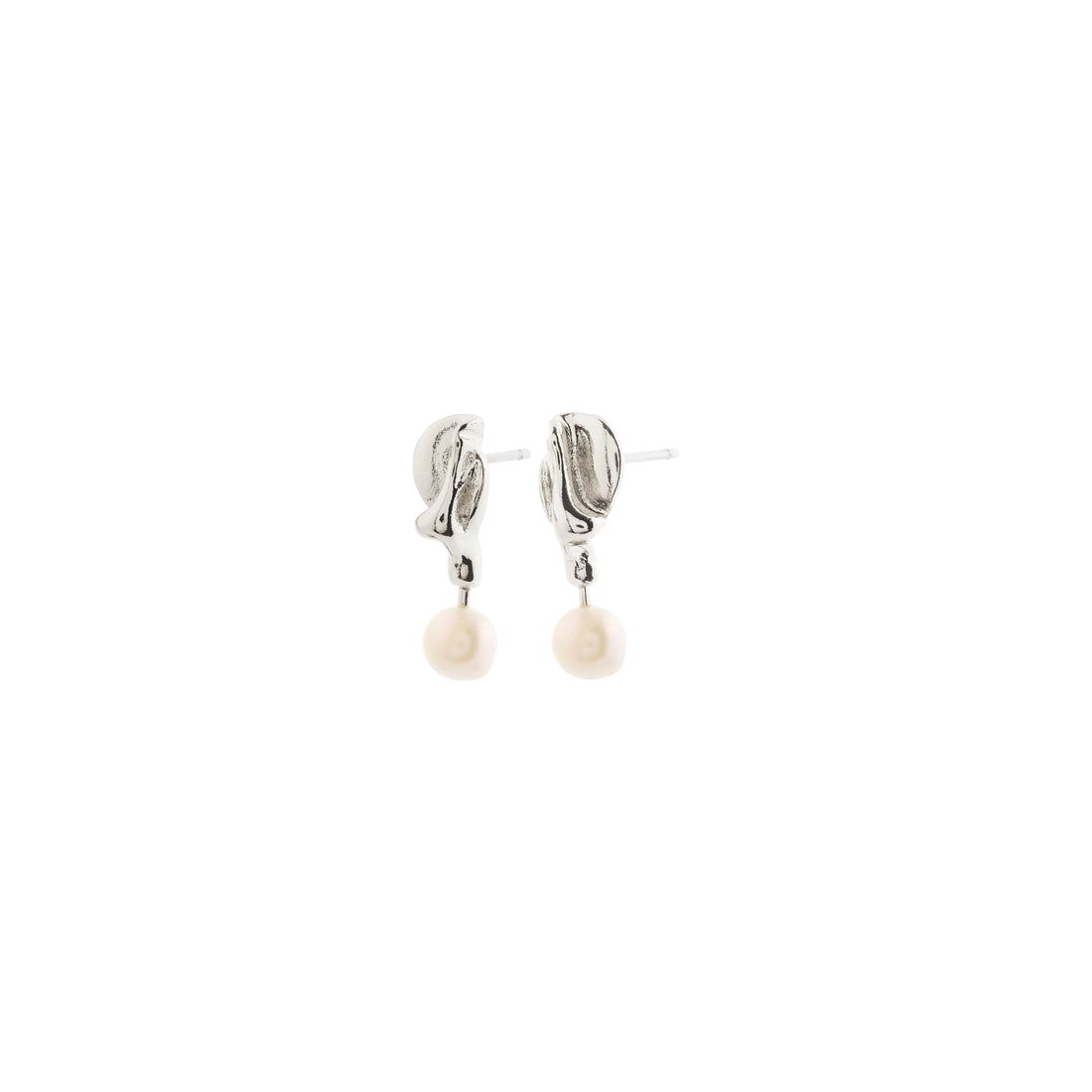 Boucles d’oreilles STARLIGHT avec perles – finition plaquée argent de Pilgrim