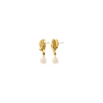 Boucles d’oreilles STARLIGHT avec perles – finition plaquée or de Pilgrim